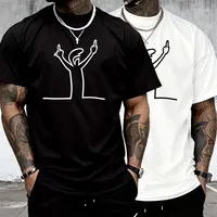 Men 100 Percent Cotton Tees Round Neck Short Sleeve Summer Spring Casual Fashion Top Quality Daily Wear T Shirts Men's Clothes