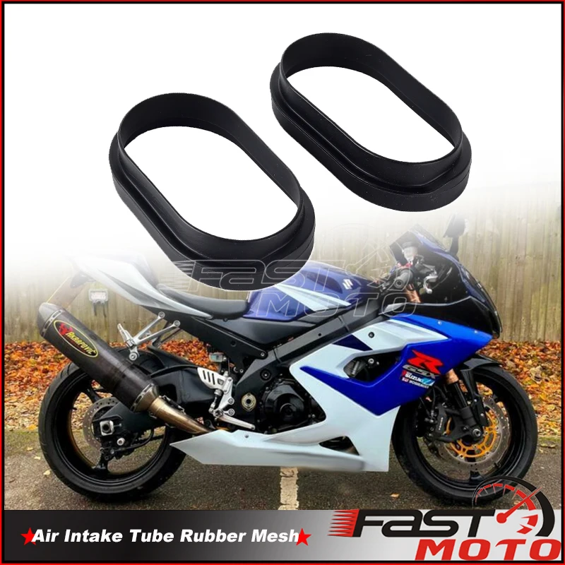 

Впускной воздуховод резиновые сапоги для Suzuki GSXR1000 2005-2008 GSXR600/750 2006-2010 GSX-R 600 750 воздухозаборная трубка, Резиновая сетка