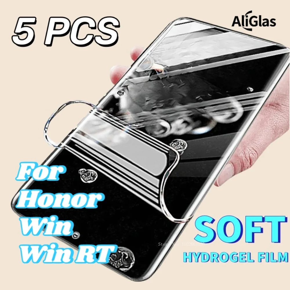 

Набор из 4 штук для Honor Win Series, мягкая гидрогелевая пленка из ТПУ для Honor Win, ультратонкая защитная пленка для переднего экрана Honor Win, не стекло