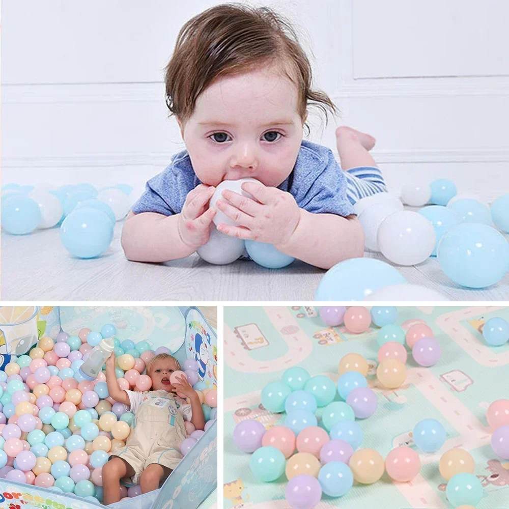 100Pcs Children\'s Toy Ocean Ball Environmentally Friendly Colorful Ball Outdoor Sports Games Explosion-proof Colored Balls