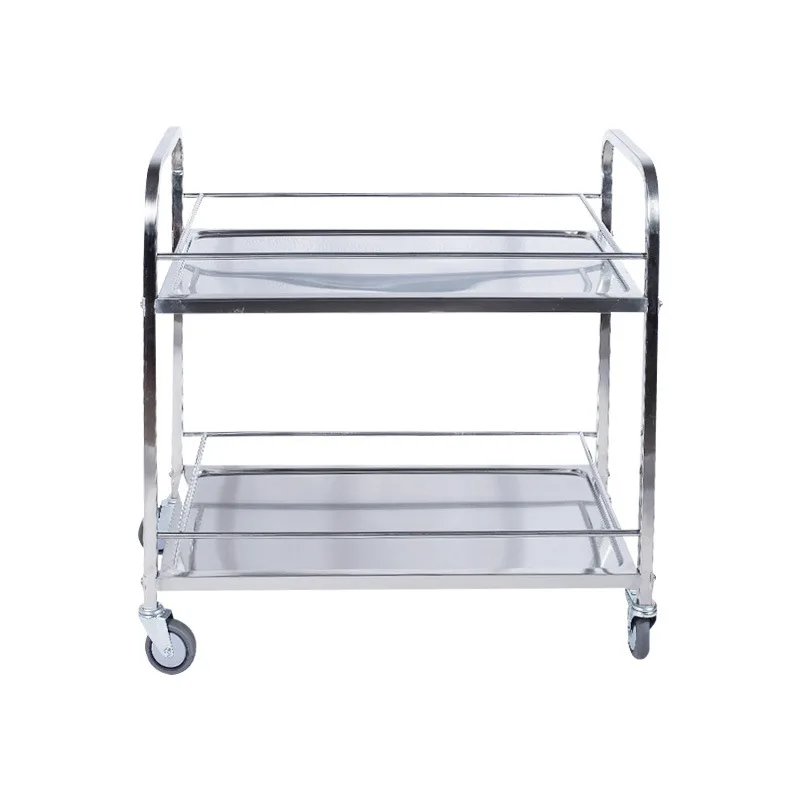 

Multifunctional stainless steel dining cart, thickened stainless steel hotel restaurant commercial food delivery cart