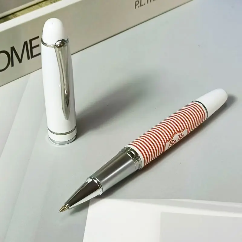 Devin Ballpoint Pen High Aesthetic Metal Durable Blue And White Porcelain Fountain Pen Chinese Style Office Signature Pen