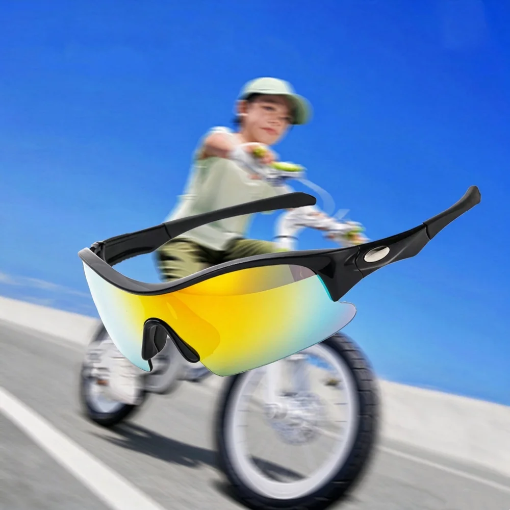 Children's roller skating and speed skating outdoor sports goggles, anti-collision, impact resistant, UV resistant, windproof