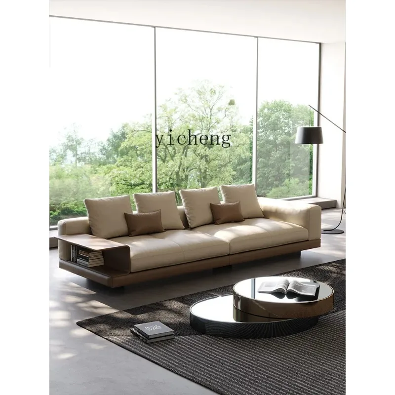 Sofa, Light Luxury Minimalist First-layer Cowhide, Villa Living Room Combination Down Sofax31