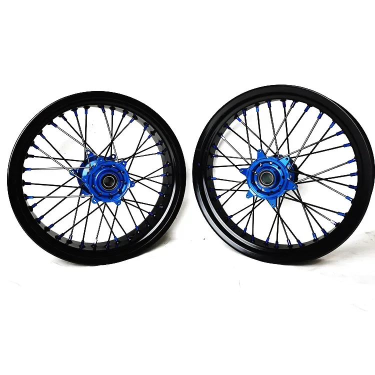 17x3.5 17x4.25 17x5.0 dirt bike supermotard yz250f  yz 125 17 Inch supermoto wheel set