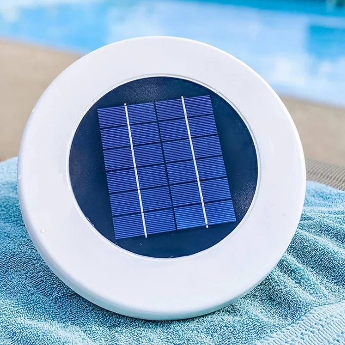 Solar Pool Ion Cleaner Pool Ionizer Pool Algae Inhibition Chlorine-free Water Processor Pool Algae Cleaning Equipment Tools