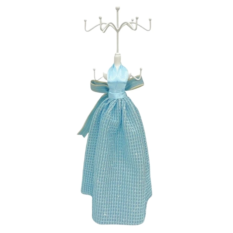 

Jewelry Organiser For Earrings Rings Iron Fabric Stylish Stand For Earrings Ring C71A