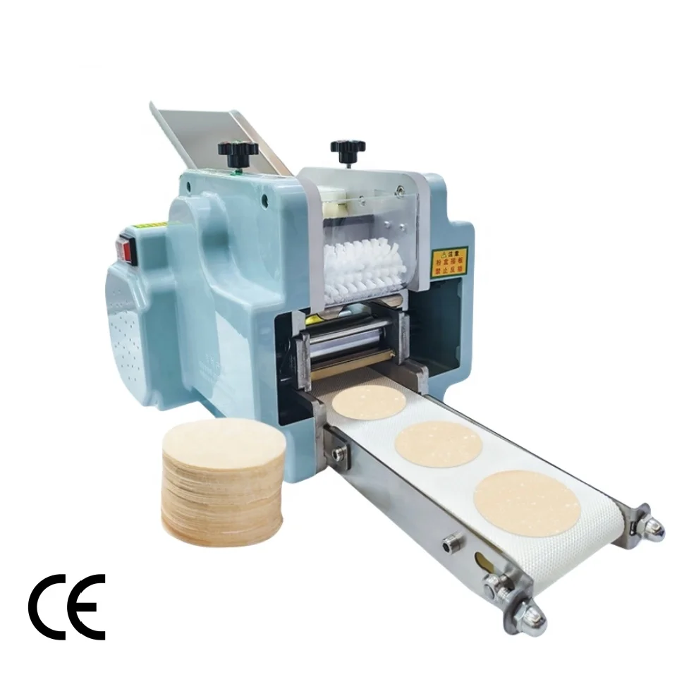 Produk Gandum Kecil Meja Otomatis Papad Momo Empanada Samosa Gyoza Harga Mesin Pembuat Pangsit Pangsit Pangsit