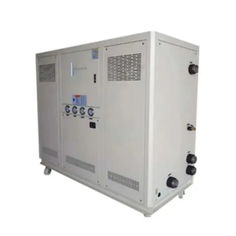 Doppeltem und doppeltem Ausgang. Wassergekühlter Schraubenkühler. Wird zur präzisen Temperaturregelung in Labor