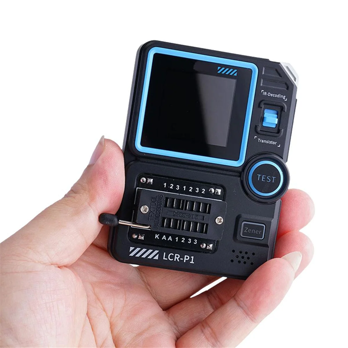 SMIEA LCR-P1 Transistor Tester Diode Triode Capacitance Resistance JFET,ESR LCR Meter Meter Tester Multifunction MOSFET IGBT