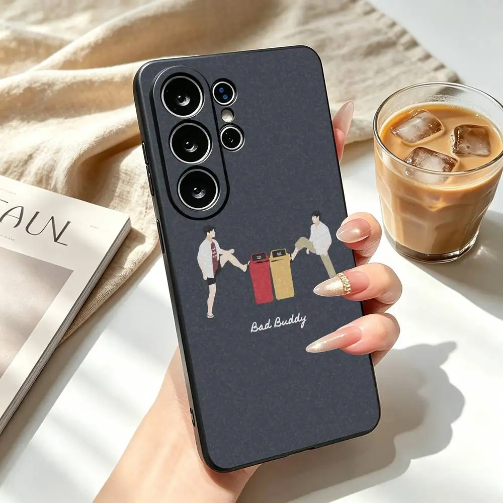 Bad B-Buddy Trending Thai Drama Phone Case For Samsung S26,S25,S24,S23,S22,S21,S30,Ultra,Plus,Fe,Soft Silicone Black Cover
