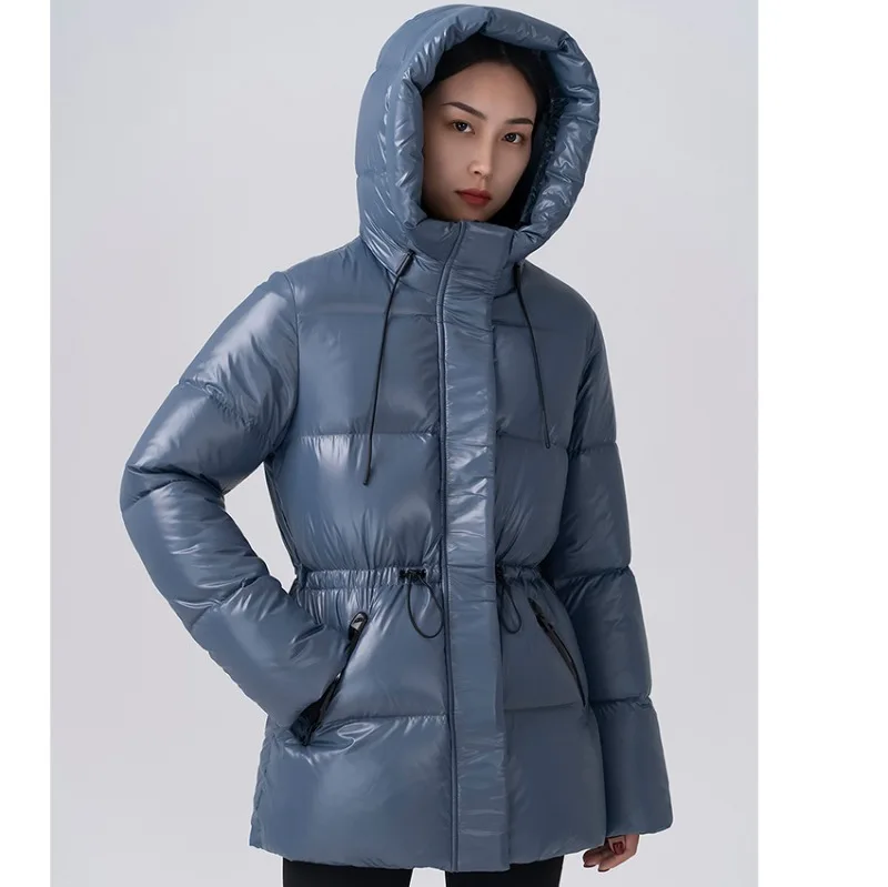 Hooded Thickened 90 Goose Down Down Jacket for Women's Short Jacket New Autumn and Winter Styles