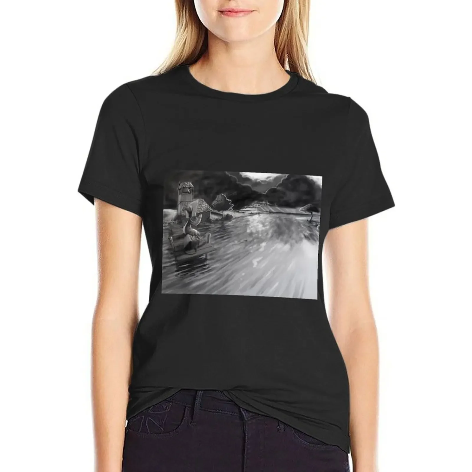 

Gone Fishin' T-Shirt quick-drying hippie clothes quick drying cute t-shirts for Women