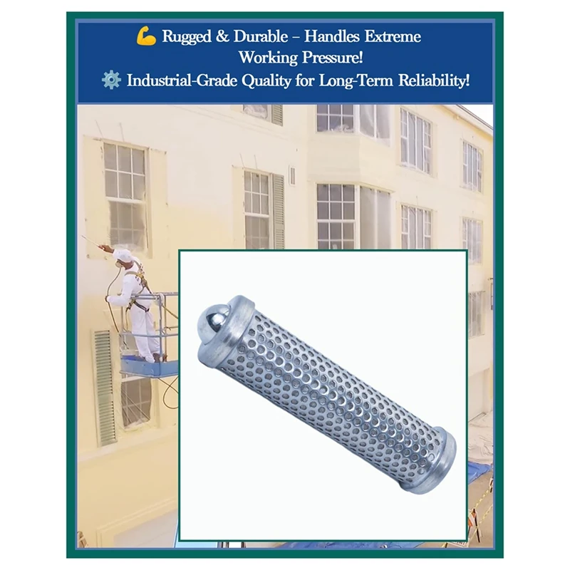 AC88 Pump Manifold Filter, 100 Mesh Stainless Steel for Titan Airless Sprayer, 930-007 Compatible Filter