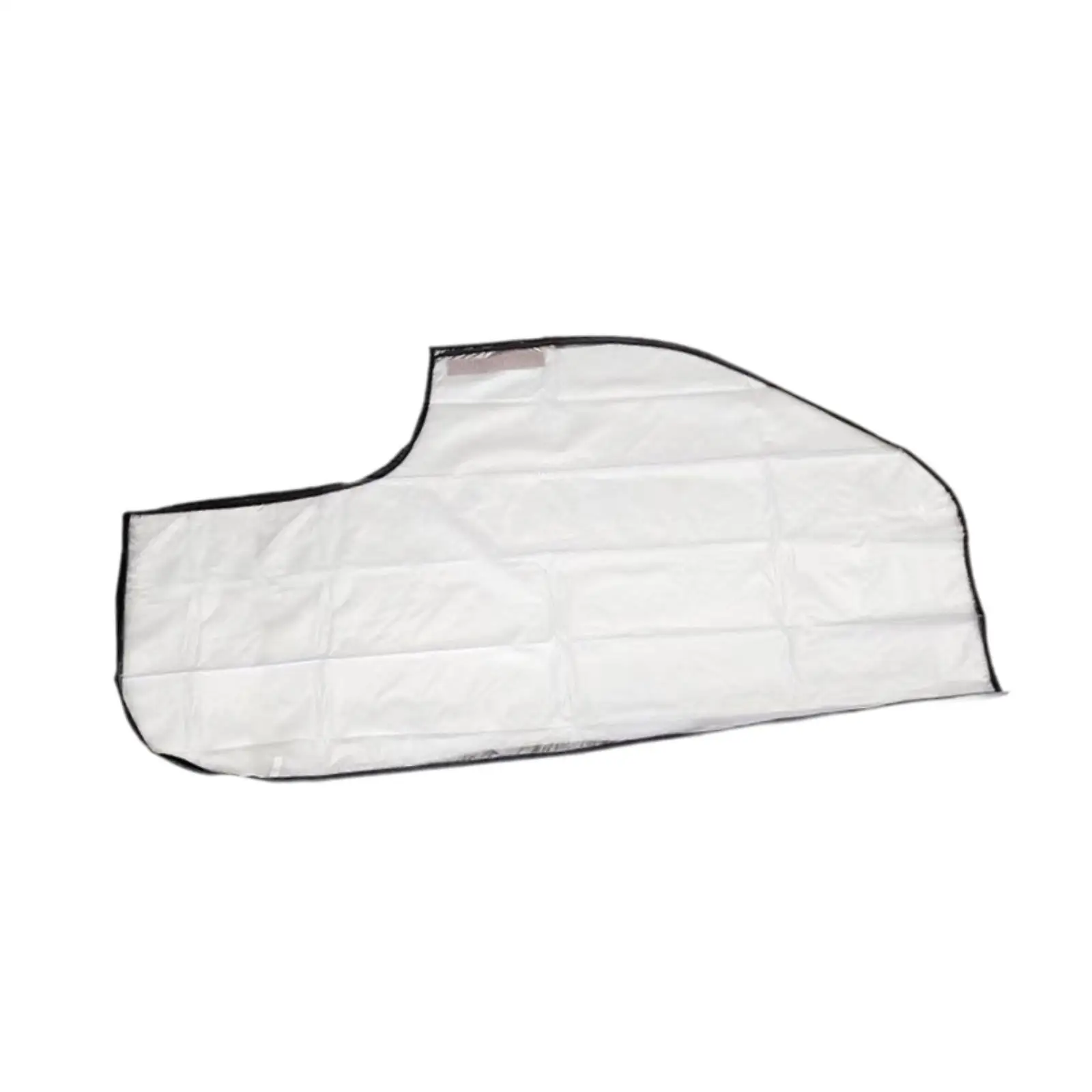 Golf Bag Cover Rainproof PVC Zipper Hood Dust Shield Portable Foldable Protector for Course Play and Practice