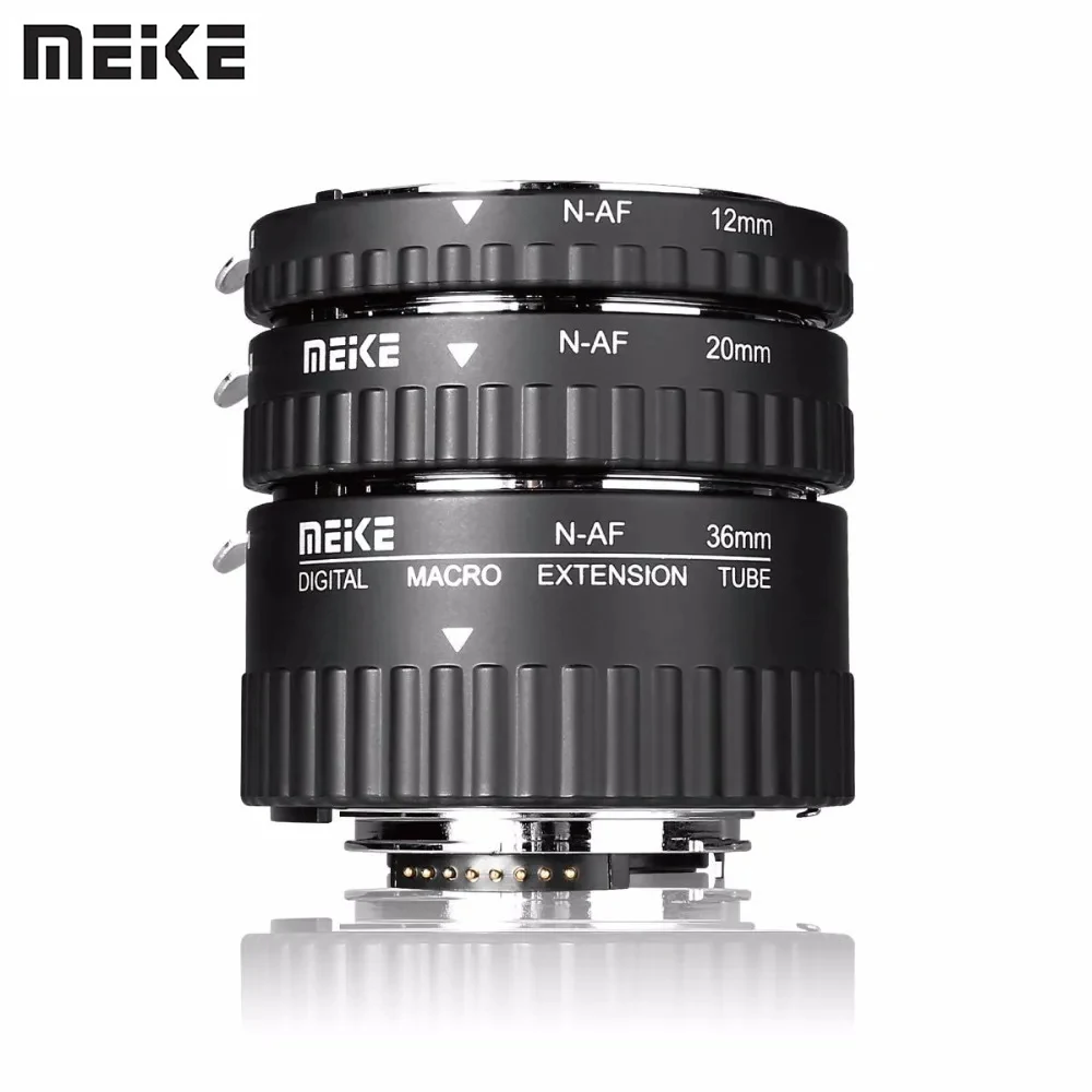 

Meike MK-N-AF1-Al Adapter Auto Focus Extension tube Ring AF for NikonD3000 D3100 D3200 D3400 D5000 D5100 D5200 D5300 D7000 D7200