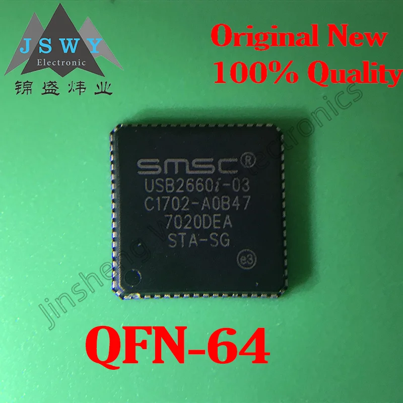 

(1 pcs) USB2660I-JZX-03 QFN-64 USB2660I/USB Controller Chip/New Original Stock Electronics