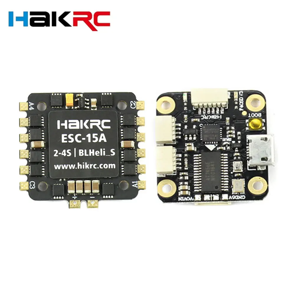 HAKRC 15A 25A 2-4S 4 in 1 Blheli_S ESC Dshot600 20x20mm for RC FPV Racing Drone