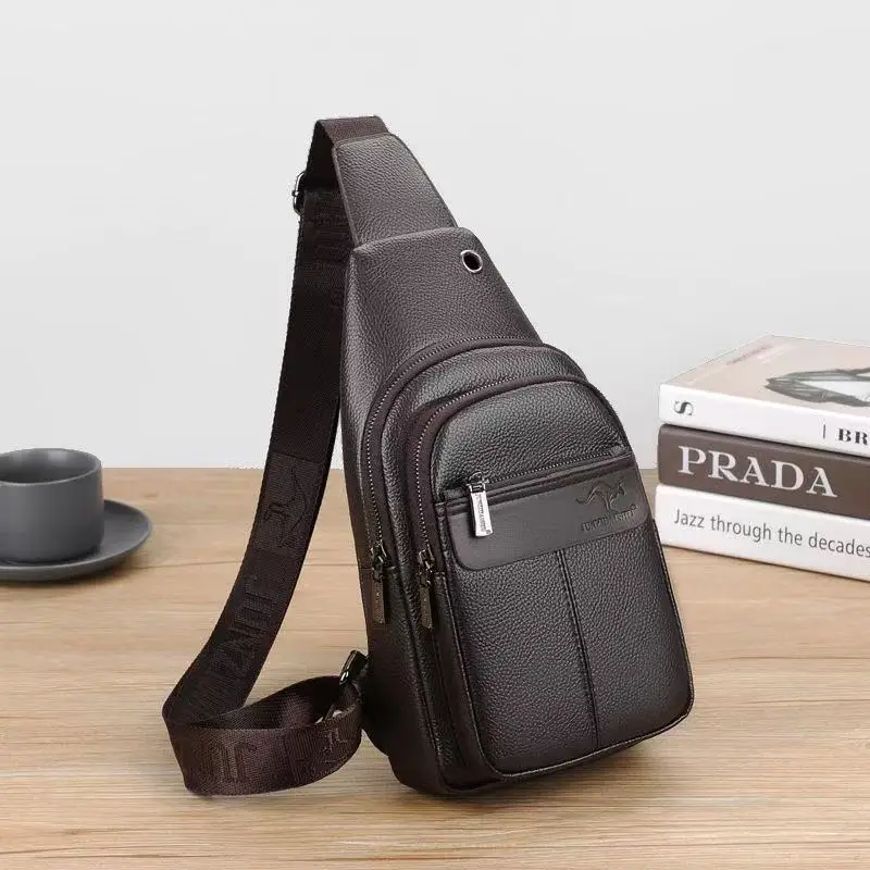 

Роскошная брендовая нагрудная сумка для мужчин, сумка через плечо из искусственной кожи, нагрудная сумка для мальчика, дорожная поясная сумка, черная, коричневая, мужская сумка-мессенджер