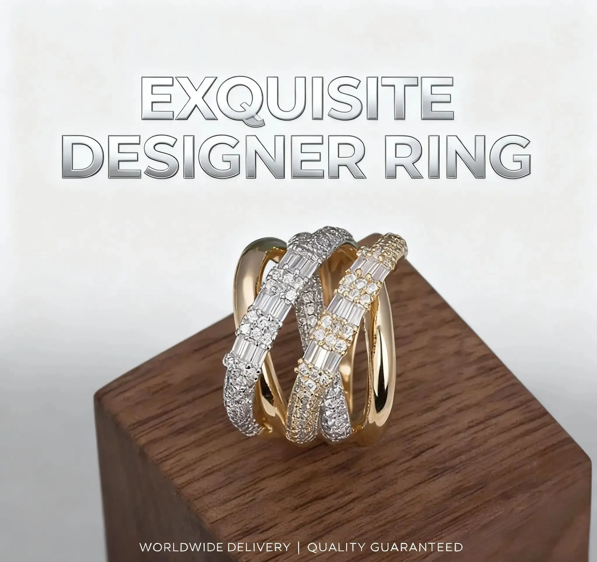 

JEWEL 2025 New Design Zircon Rings: Cubic Zirconia Stainless Steel Luxury Wedding & Aesthetic Jewelry for Women and Girls, Perfe