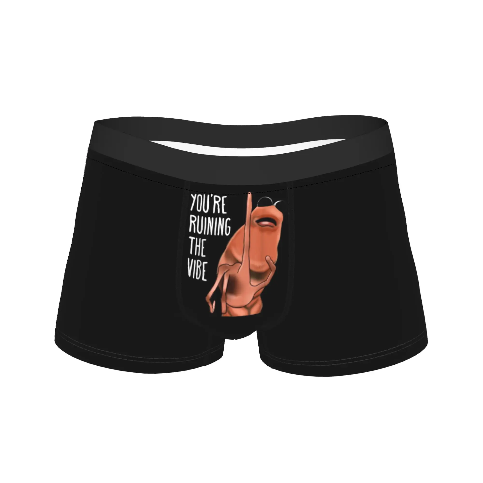 

Men's Marcus The Worm You're Ruining The Vibe Underwear Sexy Boxer Briefs Shorts Panties Male Breathable Underpants M-XXL