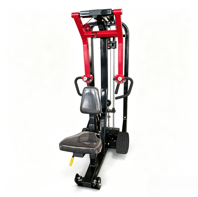 Commercial Split-Motion Seated Row Machine Selectable Weight Training Steel Construction Multi-Function Durable