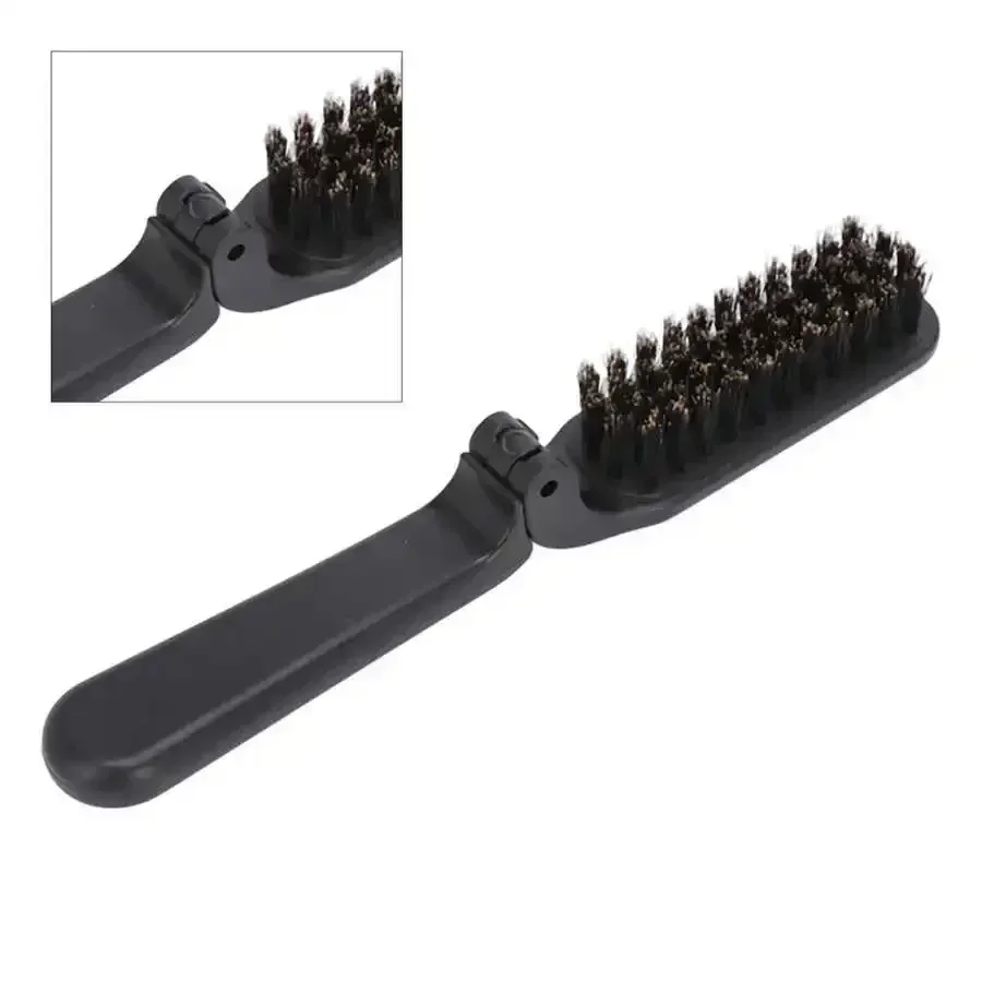 1PCS Foldable Beard Bristle Comb Pig Bristle Comb Waterproof Clean Beard Beard Styling Comb Barbe Homme Cleaning Care Tool New