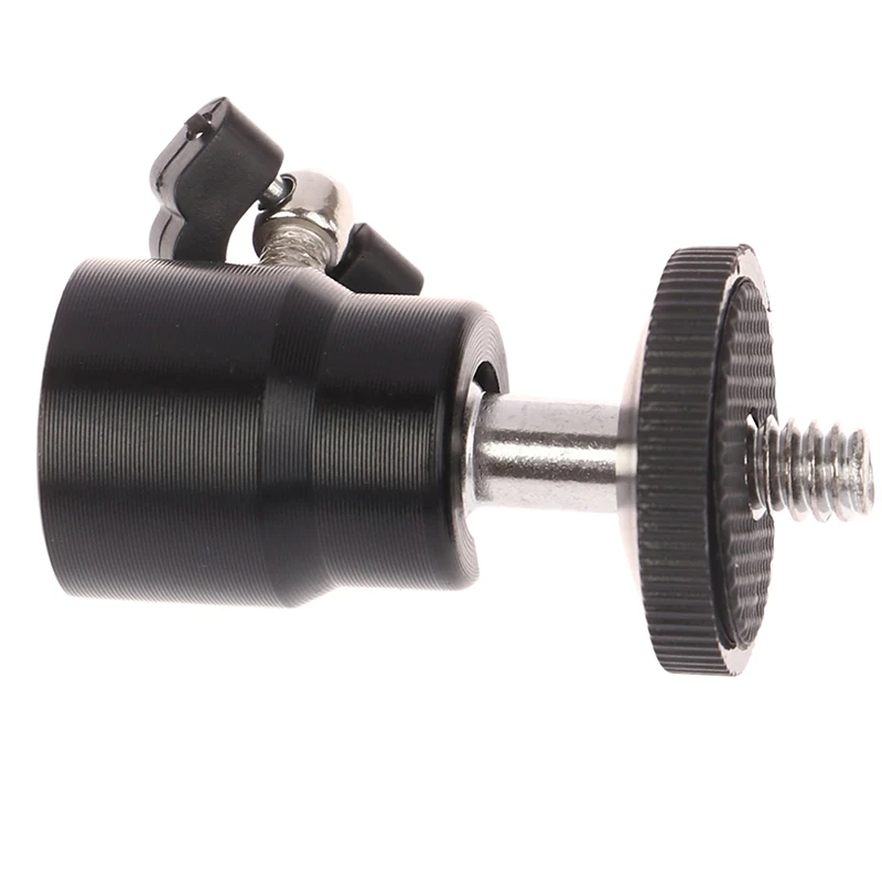 Luz LED câmera tripé, Flash suporte titular, Mount adaptador de sapato quente, berço bola cabeça, 1/4