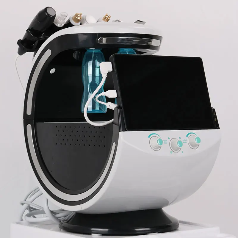 7-in-1 Moisturizing Facial Care Device Ultrasonic Skin Rejuvenation and Grinding High Pressure Oxygen Deep Cleansing Facial Clea