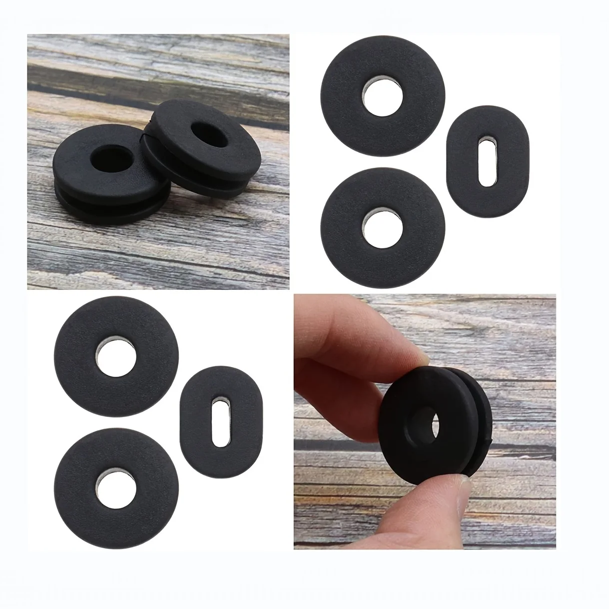 12pcs Motorcycle Rubber Grommets Bolts Single Side Panel Cover Grommets Fairing Washer for Honda Suzuki GS125 Motorcycle Grommet