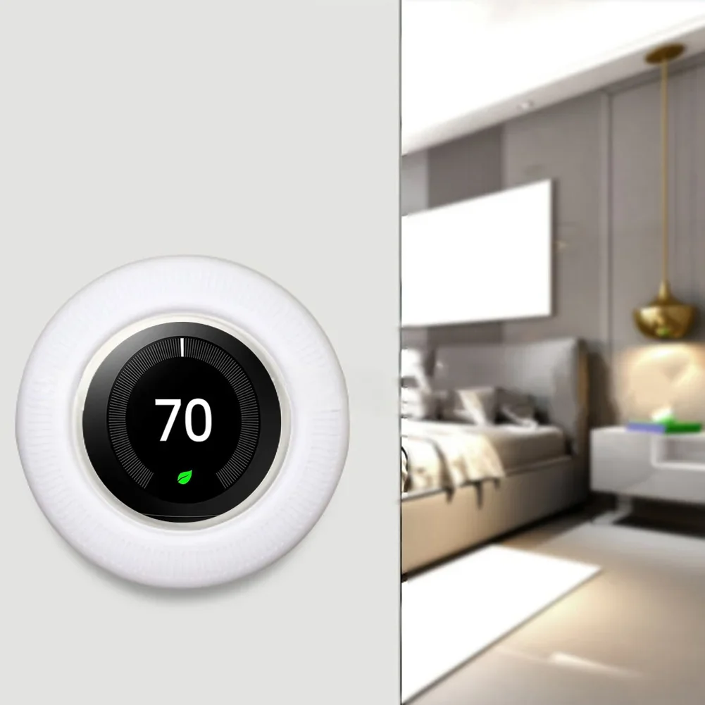 Thermostat Silicone Cover Nest Thermostat Case Display Brightness Light Brightness Manual Measurement Modern Look