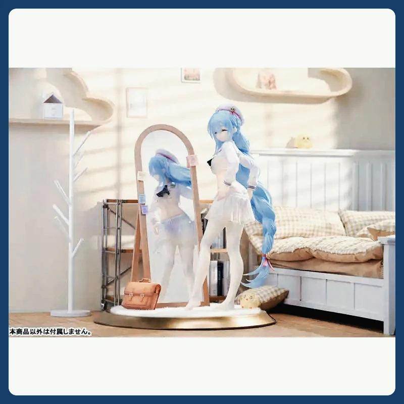 

В наличии Абсолютно новый APEX Azur Blue Route Janus Hesitant Time To Change Clothes масштабная фигурка 1/7, коллекция моделей, игрушка в подарок