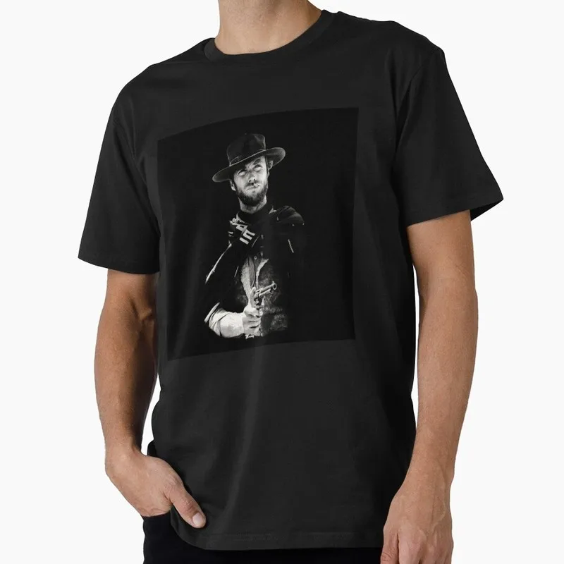 For a Few Dollars More Graphic T-shirt Clint Eastwood Sergio Leone Spaghetti Western Vintage Cowboy Bounty Hunter Print Gift Tee