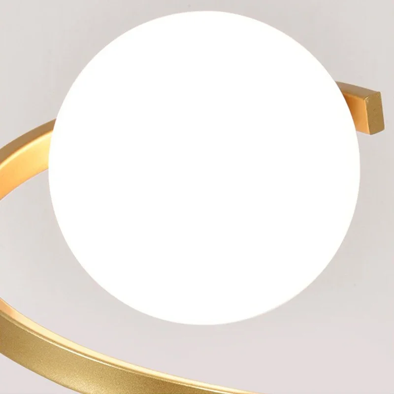 Nordic Retro Table Lamp, Glass Shade LED Desk Light for Bedroom Living Room, Dimmable Bedside Decor