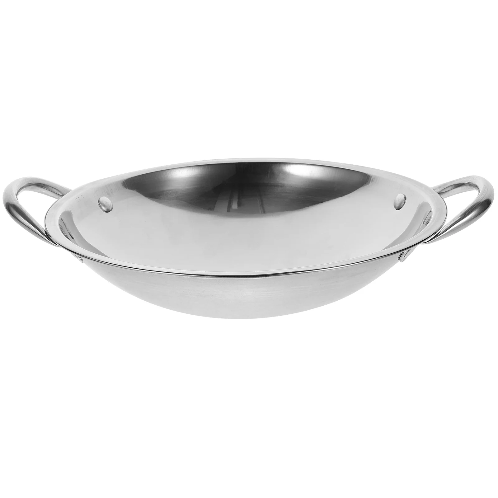 

Cooking Pan Steel Pans For Small Pots Hot Household Kitchenware Stainless Wok Utensils Metal Korean Ramen