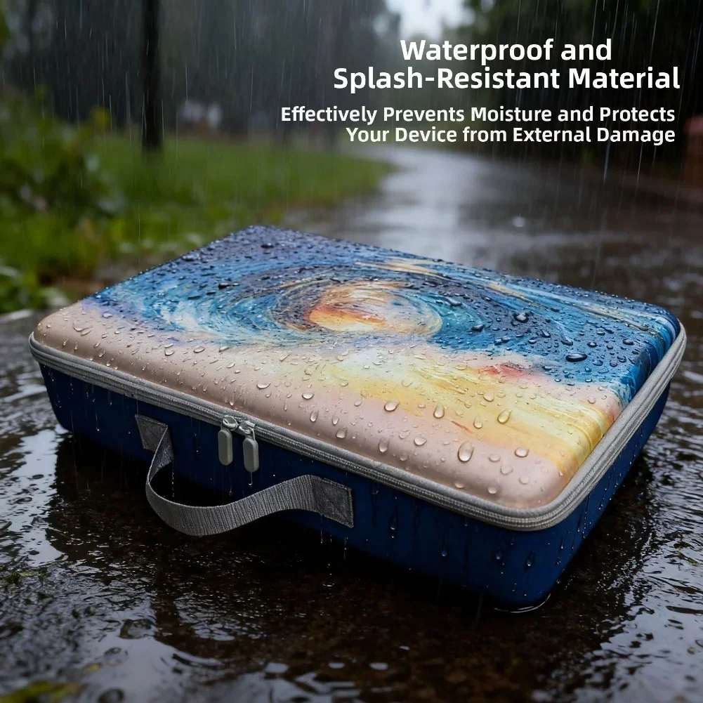 EVA Storage Bag For Ecovacs W1SW2S Window-Cleaning Robot Shockproof Hard Shell Cleaning Robot Organizer Protective Carrying Case