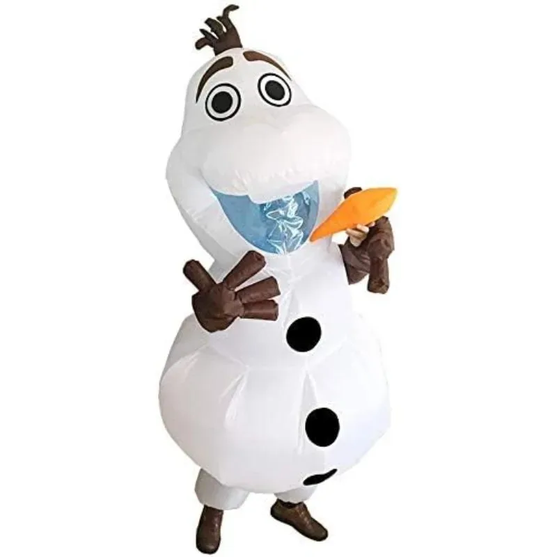 25COSXuebao costume Adult Snowman inflatable Suit men and Women masquerade Party Halloween Blowing Dress Up Cosplay Party - view 4