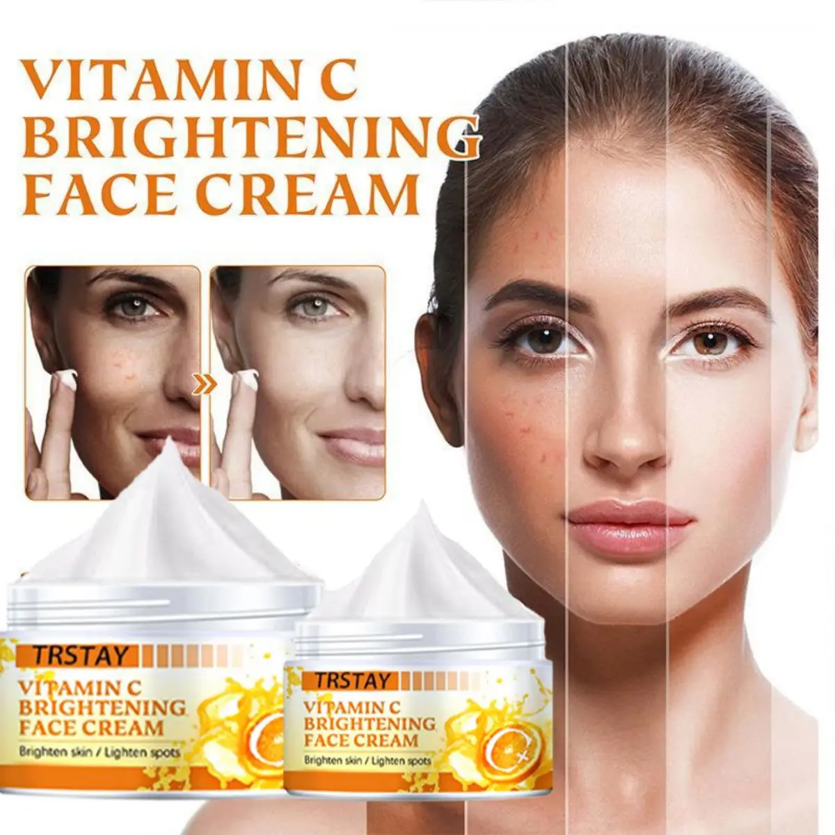 Brightening Vitamin VC Cream Fade Acne Marks C Cream crema aclaradora de piel  skin whitening cream