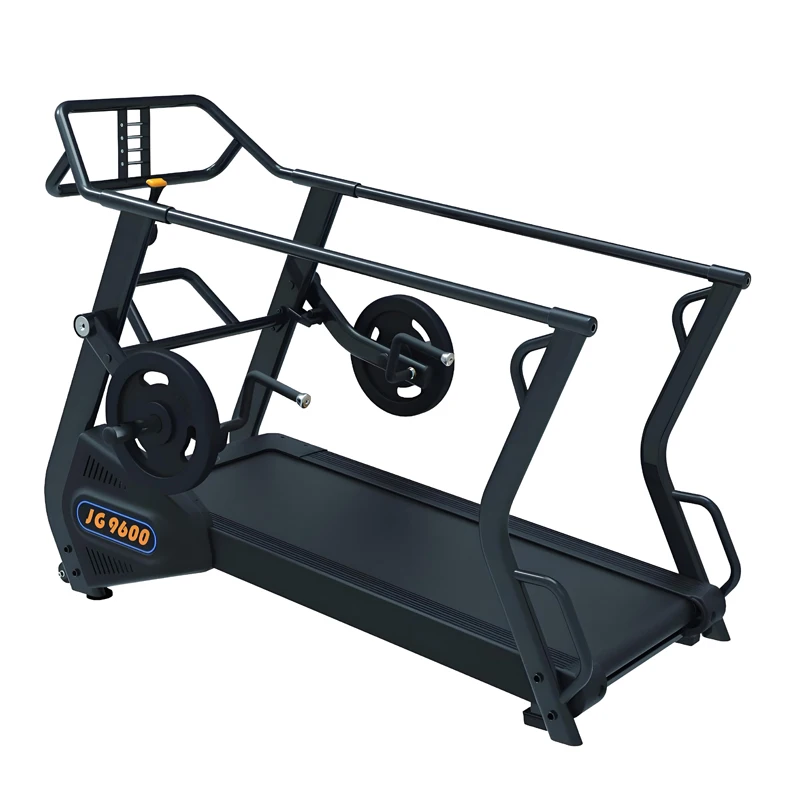 Portable Gym Training Manual Treadmill Running Machine Plate Loaded Non-Powered Magnetic Resistance Equipment Mechanical Driving