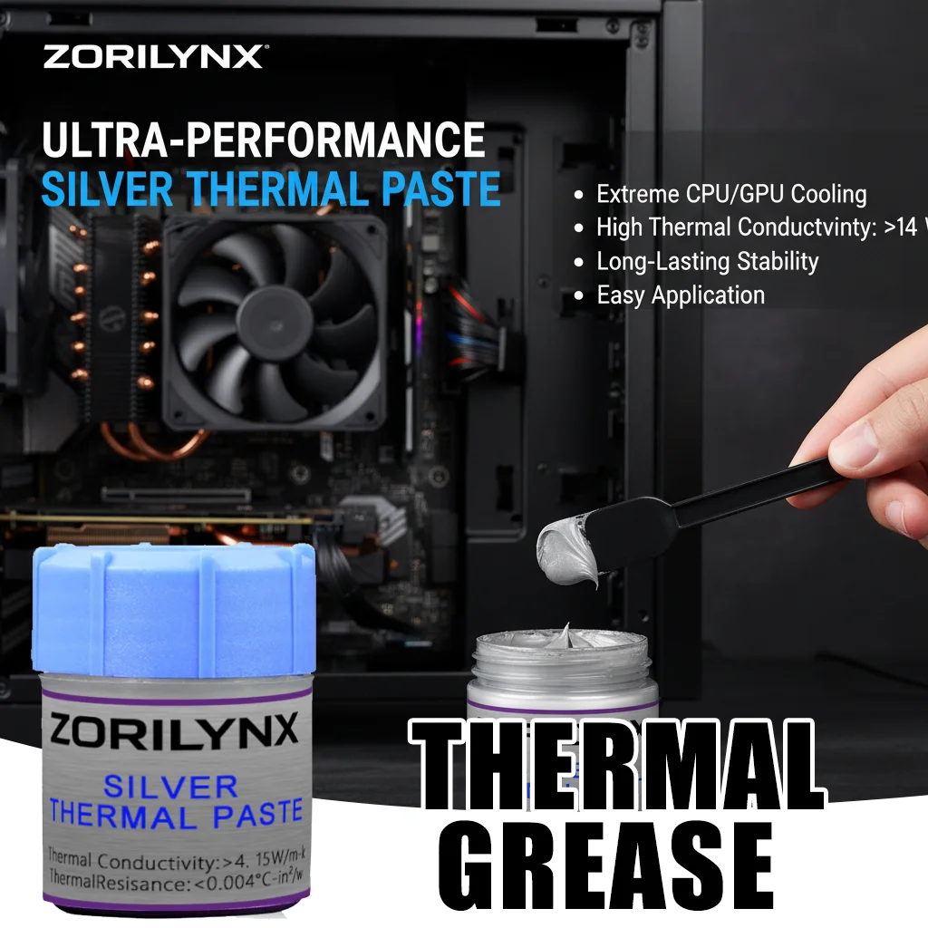 25g Thermal Paste Thermal Conductive Compound Grease Thermal Paste Kit Premium Performance Thermal Paste for CPU GPU PC PS4 Xbox