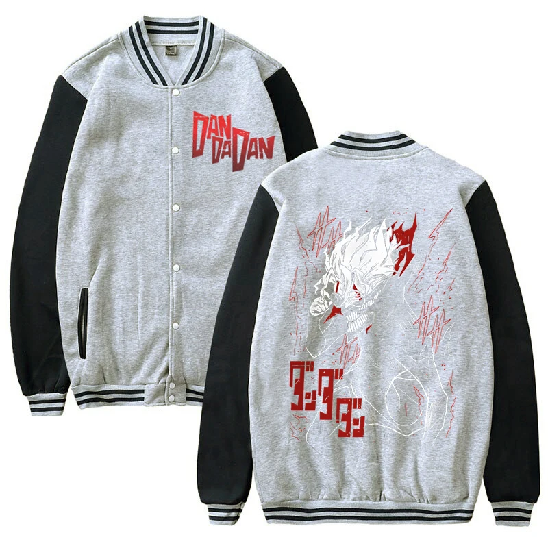 Men's Women's Jacket Dandadan Okarun Baseball Uniform Japanese Manga Anime Gift Anime Dan Da Dan Stylish All-season Outerwear