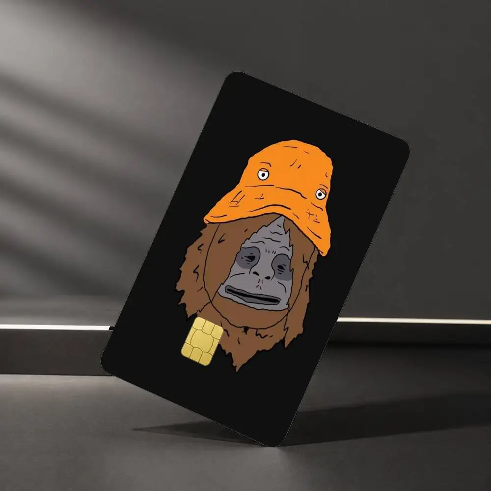 S-Sassy The Sasquatch Sticker Film Tape Skin for Credit Card Debit Card Waterproof