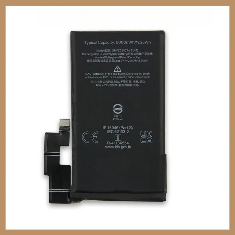 

Brand New GMF5Z Li-ion Battery for Google 5000mAh High Capacity, Stable Voltage Output Safe Charging and Extended Service Life