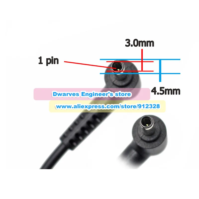 Imagem -06 - Genuíno Adp150ch d 20v 7.5a Adaptador para Delta Msi Gf76 Portátil Carregador Fonte de Alimentação 150w 4.5x3.0 mm