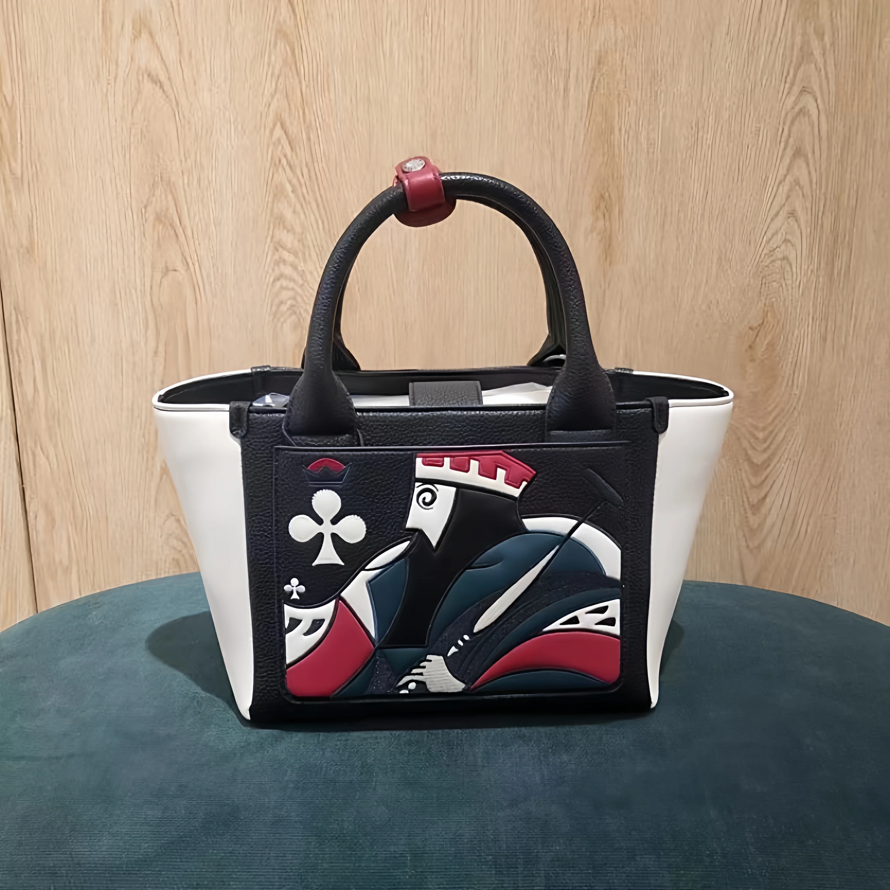 حقيبة يد جولف كورية 25 حقيبة تخزين جديدة للجنسين بنمط البوكر حقيبة حمل عصرية رجل صغير مع نمط القبعة