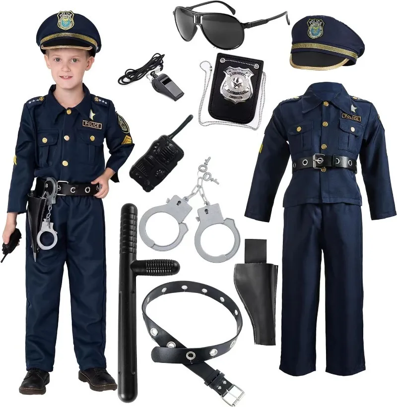 어린이 의상 세트 – 역할 놀이 및 드레스업 파티를 위한 할로윈 코스프레 유니폼