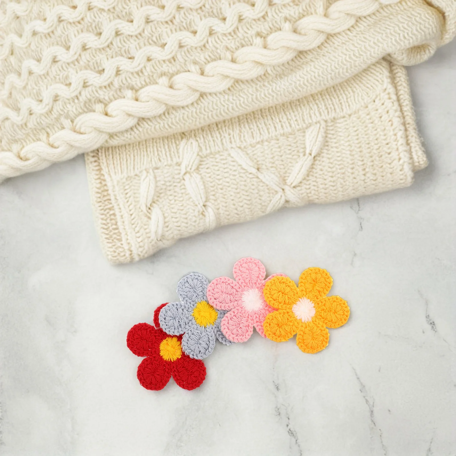 

40pcs Embroidery Sew-On Floral Appliques Diy Clothes Decorative Sewing Patches For Jackets Jeans Ripped Garment Repair Durable