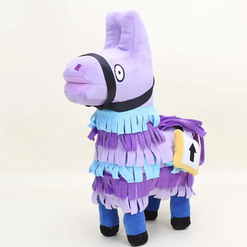 Nuevo juguete de peluche Fortnite, muñeco morado de personalidad creativa, suave y cómodo, decoración para sala de estar, sofá, dormitorio, escritorio