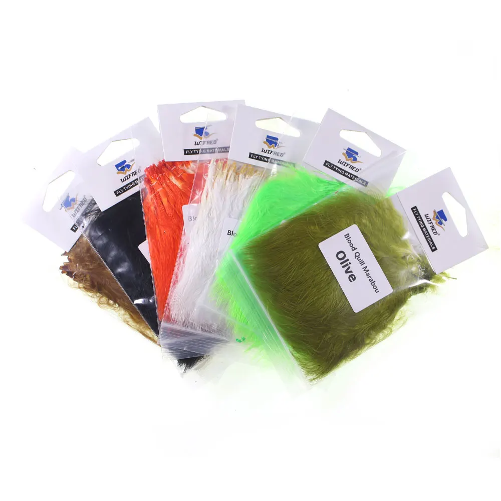 3,5 gr/paket 3 ~ 4 zoll Natürliche Marabou Feder Fliegen Binden Material Für Wollige Bugger Leech Fliegen Streamer Fliegen köder Fisch Jig Lockt – Detail 7