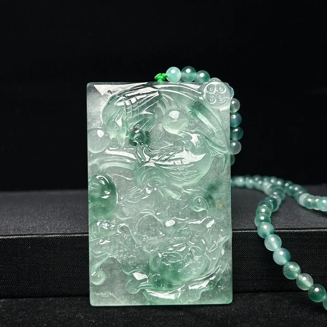 natural-green-jade-jadeite-big-amulet-pendant-necklaces